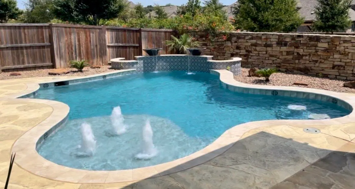 New Construction project by Aqua Aesthetics Pools in DFW