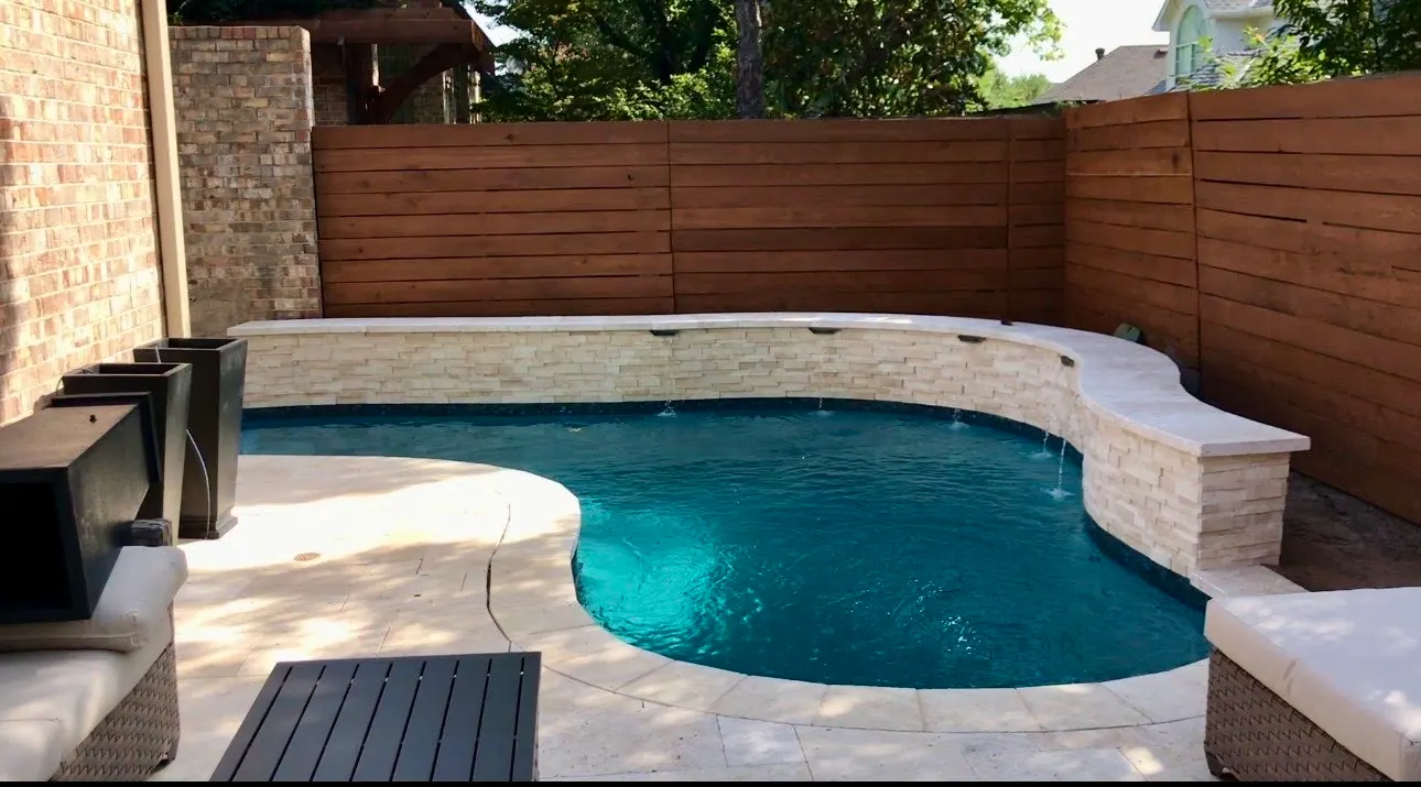 New Construction project by Aqua Aesthetics Pools in DFW